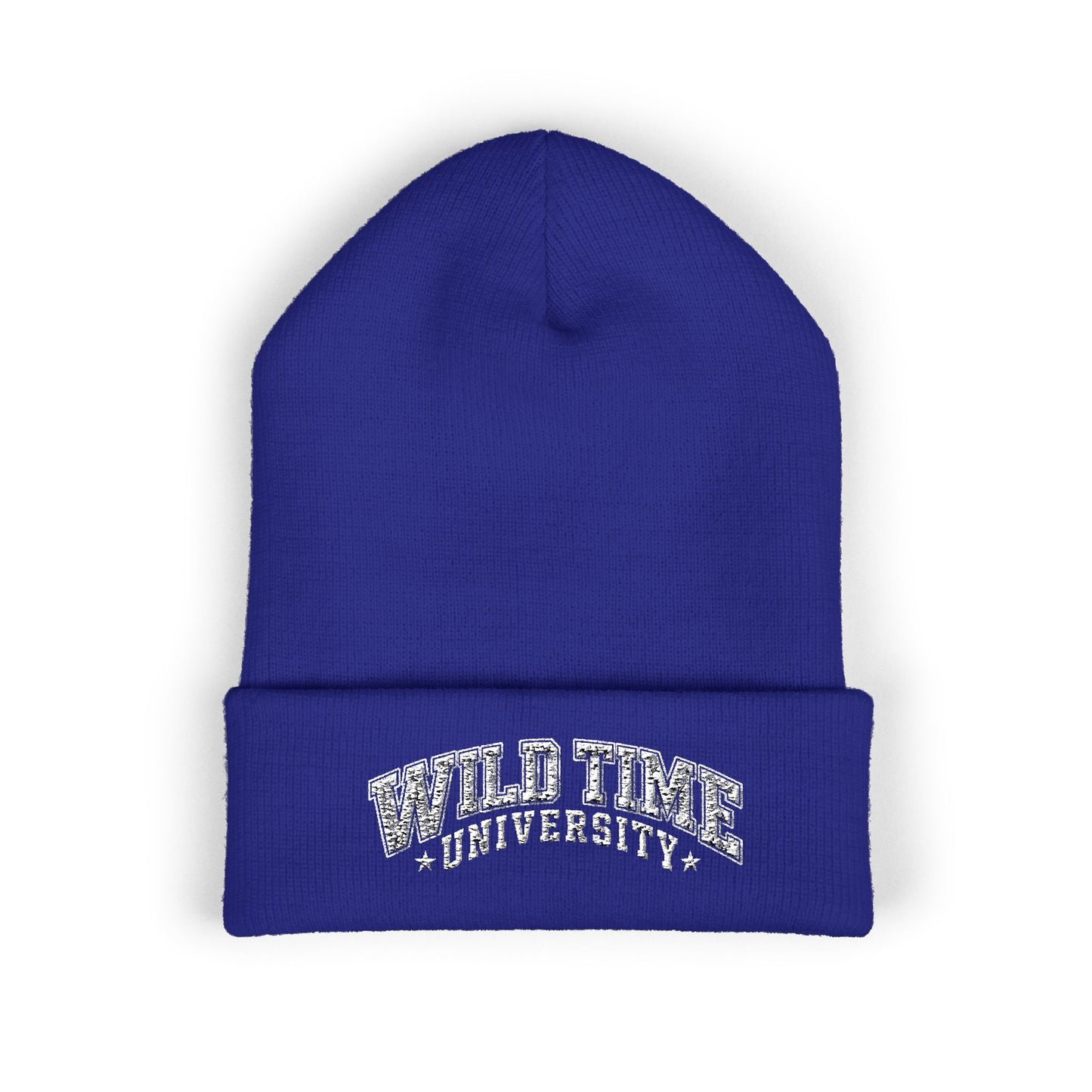 Wild Time™ University" Unisex Classic Cuffed Beanie - Embroidered