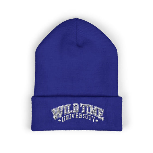 Wild Time™ University" Unisex Classic Cuffed Beanie - Embroidered