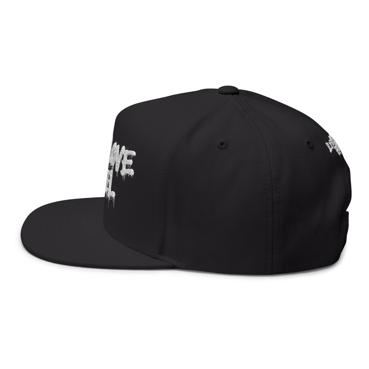 Royal Rebel® Embroidered Flat Bill Cap - Graffiti Wall