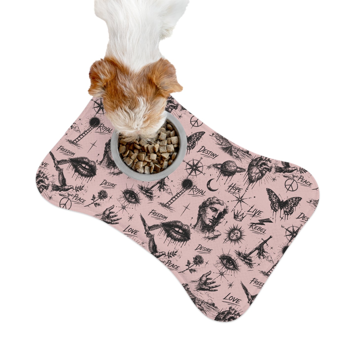 Rebel Sketch - Pet Feeding Mat