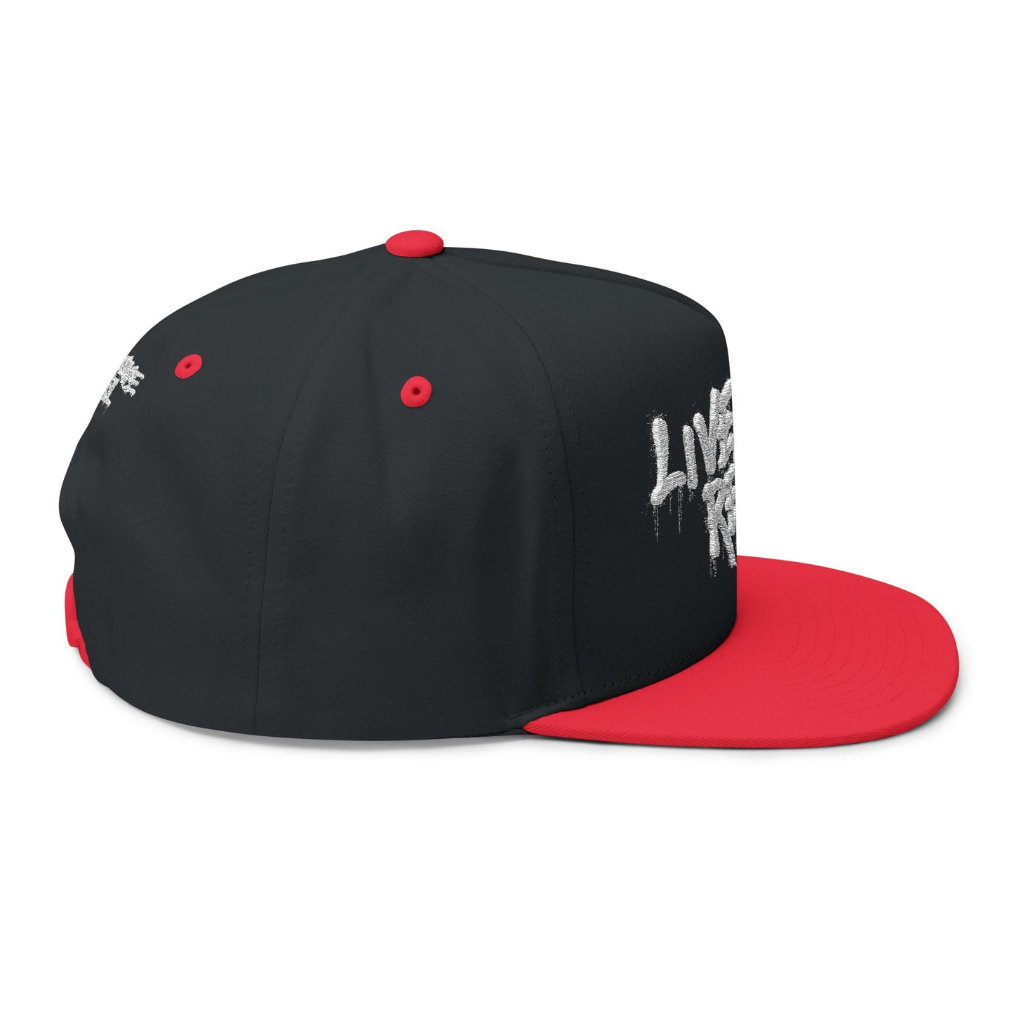 Royal Rebel® Embroidered Flat Bill Cap - Graffiti Wall