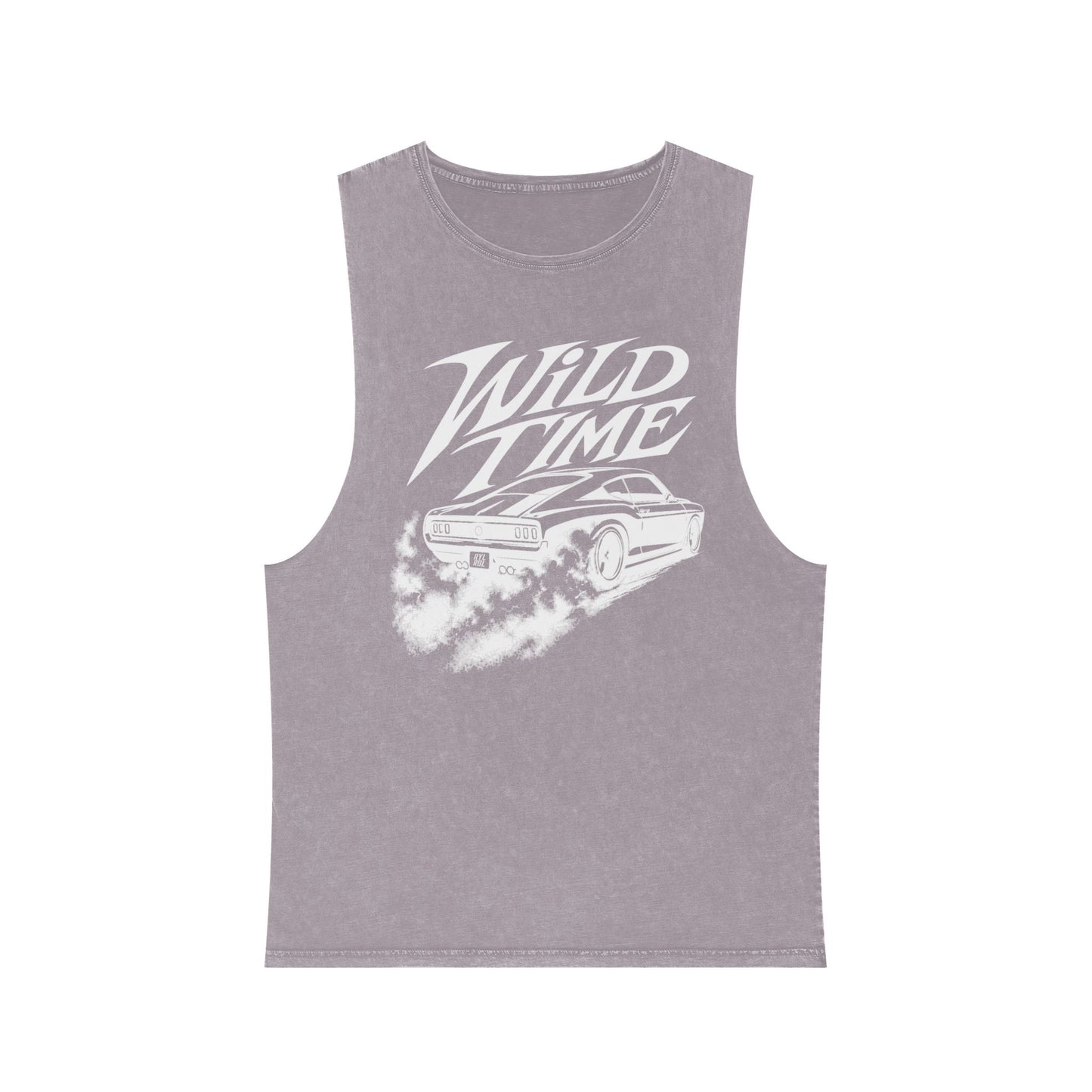 Wild Time™ Muscle Car - Unisex Stonewash Tank