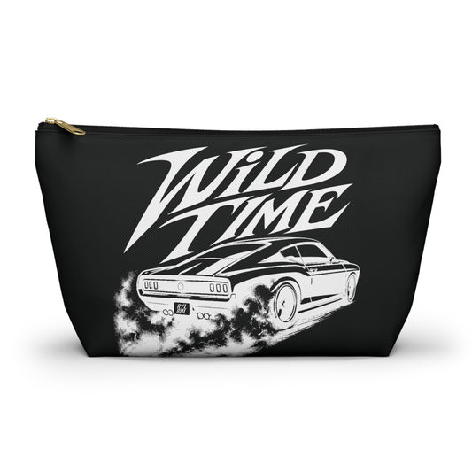 Wild Time™ Street Racer Black Accessory Pouch - Travel Zip Bag