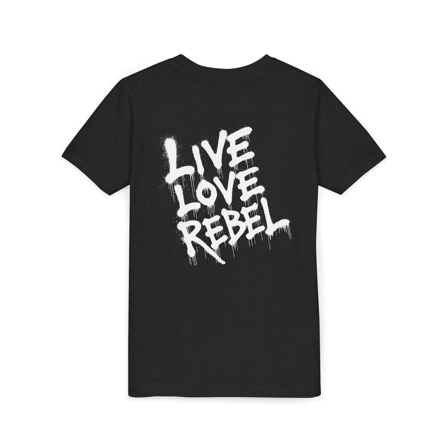 Live Love Rebel Youth Tee — Kids' Graphic Skate Streetwear T-Shirt