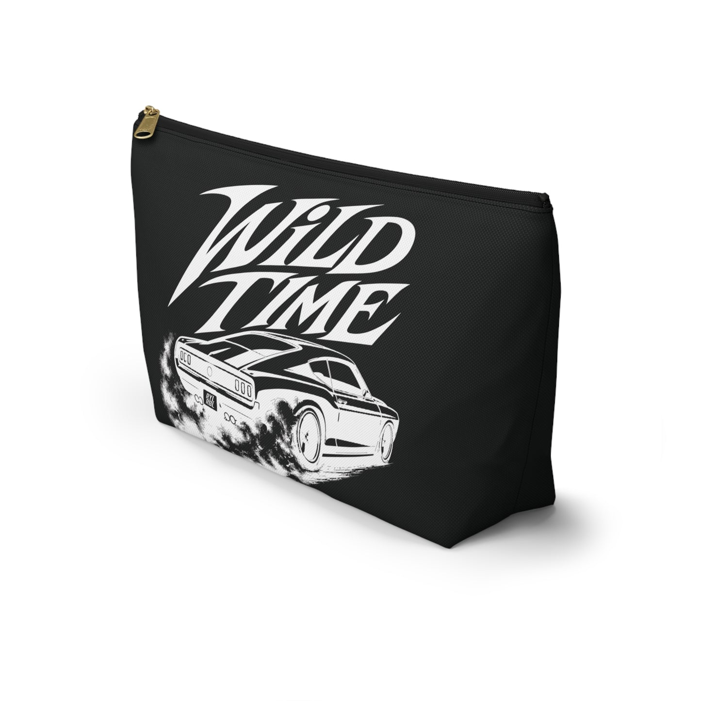 Wild Time™ Street Racer Black Accessory Pouch - Travel Zip Bag