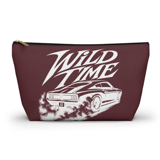 Wild Time™ Street Racer Maroon Accessory Pouch - Travel Zip Bag