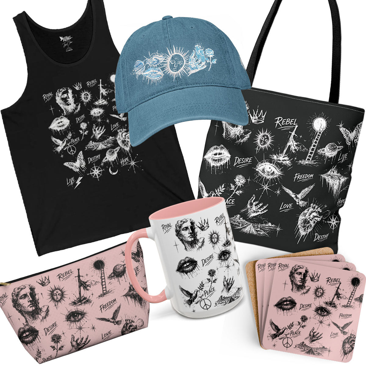 6 Item - Rebel Sketch Collab Box - *GREAT DEAL*